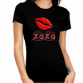 thumbnail image 1 of Valentines Day Shirts Women XOXO Kiss Women's Valentines Day Shirt Valentines Day Gifts for Her, 1 of 5