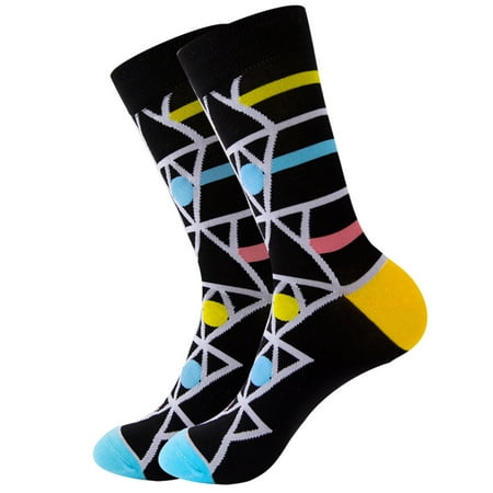 

ZRBYWB Socks Men And Women Adult Geometric Fruit Socks Street Waves Socks Astronaut Socks