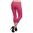 thumbnail image 3 of Vivian's Fashions Capri Leggings - Cotton, Lace (Misses and Misses Plus Sizes), 3 of 4