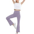 thumbnail image 4 of XUANTAOO Girl Uniform Flare Leg Pants Stretchy Back to School Clothes Pants for Girls 13-14 Years, 4 of 5
