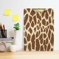thumbnail image 5 of FMSHPON Giraffe Texture Pattern Clipboard Hardboard Wood Nursing Clip Board and Pull for Standard A4 Letter 13x9 inches, 5 of 7