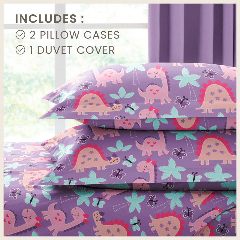 CGK Unlimited Kids Full Dinosaur Duvet Cover Set, 3-Piece photo 3