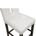 thumbnail image 4 of Bowery Hill Faux Leather White Counter Stool Rectangular Padded 41"H Unassembled, 4 of 6