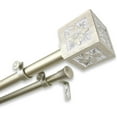 thumbnail image 3 of Ophelia 1 inch Double Curtain Rod 160-240 Inch - Light Gold, 3 of 4