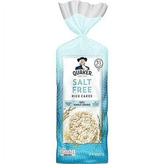 Quaker Rice Cakes Salt Free , 4.5 Oz