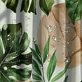 thumbnail image 5 of Orinice Boho Tropical Shower Curtain Sage Green Botanical Shower Curtain Mid Century Abstract Sun Palm Leaf Shower Curtain Boho Art Decor Shower Curtain with 12 Hooks， 69x72, 5 of 7