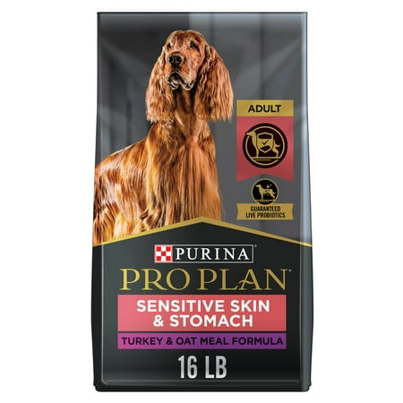 UPC: 0038100189745 | Purina Pro Plan Sensitive Skin and Stomach Dog Food With Probiotics for Dogs Turkey & Oat Meal Formula 16 lb. Bag