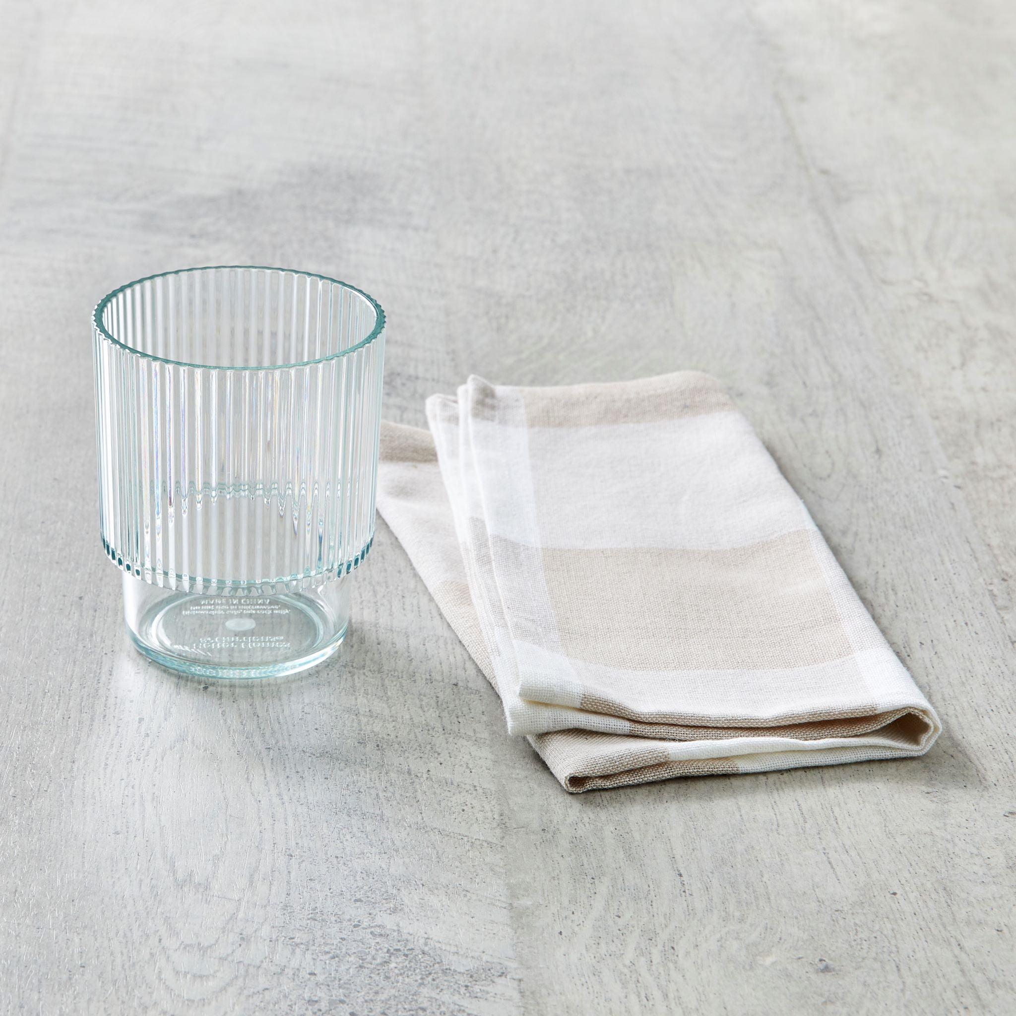 Better Homes & Gardens Sage 2.2-Quart Plastic Ribbed Pitcher Set with Tumblers, 5-Piece