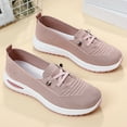 thumbnail image 5 of Orthopedic Shoes for Women,Orthopedic Dress Shoes for Women,Slip On Sneakers Women Breathable Mesh Knitted Woven Low Top Walking Shoes Lightweight Wide Width Non-Slip Shoes,Pink,9, 5 of 9