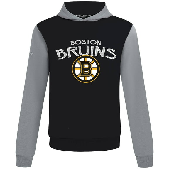 Men's Levelwear Black/Gray Boston Bruins Ultimate Mission Pullover Hoodie