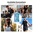 thumbnail image 7 of Kdxio Waves and Boats on the Beach for Men's Muscle T-shirt,Sleeveless for Workout Running Athletic Gym Lounge Casual, 7 of 7