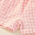 thumbnail image 6 of Povozer Baby Bloomers for Toddler Girl Boy Flower Short Toddler Girl Shorts Ribbed Baby Girls Solid Soft Waist Casual Playing Beach Shorts Summer Short Pants for 4-5 Years,Pink, 6 of 8