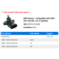thumbnail image 2 of MAP Sensor - Compatible with 2008 - 2011 Kia Rio 1.6L 4-Cylinder 2009 2010, 2 of 2