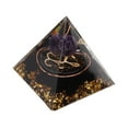 thumbnail image 1 of Pyramide, pyramide d'Orgonite 5cm Méditation Pyramides d'Orgonite pour Énergie Positive, Guérison, Méditation, Chakra, 1 of 8