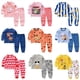 thumbnail image 2 of Pijamas de Navidad para niños y niñas de 1 a 10 años, ropa de dormir de manga larga con dibujos de dinosaurios, ropa de dormir para niños, pijamas de algodón para Otoño e Invierno, 2 of 4