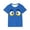 D Blue, variant on Auroural Toddler Girl Shirts 3T Under $5.00 Kids Boys Girls Solid Color Cute Expression Print Short Sleeve Loose Comfortable T-Shirt Top Boys Summer Tops
