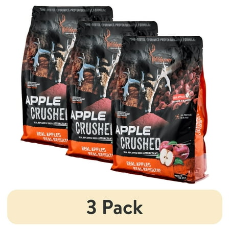 (3 pack) Wildgame Innovations Apple Crush Deer Attractant Power Powder 5 lb. Bag