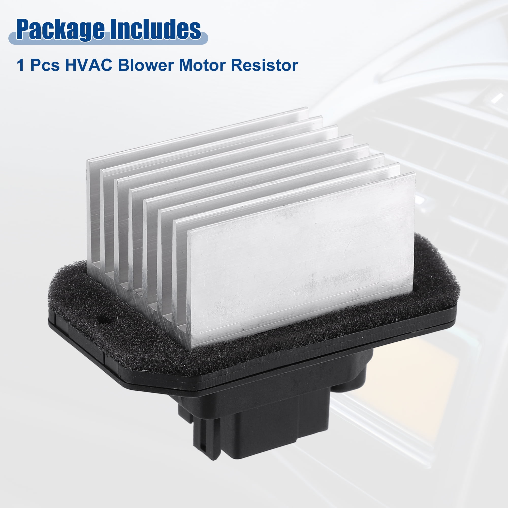 HVAC Blower Motor Resistor Replacement for Land Rover LR3 Base HSE SE 4.0L V6 LR031677 Silver Tone