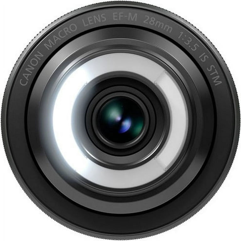 Canon EF-M 28mm f/3.5 Macro IS STM Lens for EOS M Series Cameras