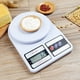 thumbnail image 4 of Báscula de cocina de 10 kg, báscula electrónica digital LCD para medir alimentos, báscula de medición de peso precisa y de diseño delgado para el hogar y la oficina (blanca), 4 of 4