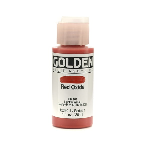 Fluid Acrylics red oxide, 1 oz. (pack of 3)