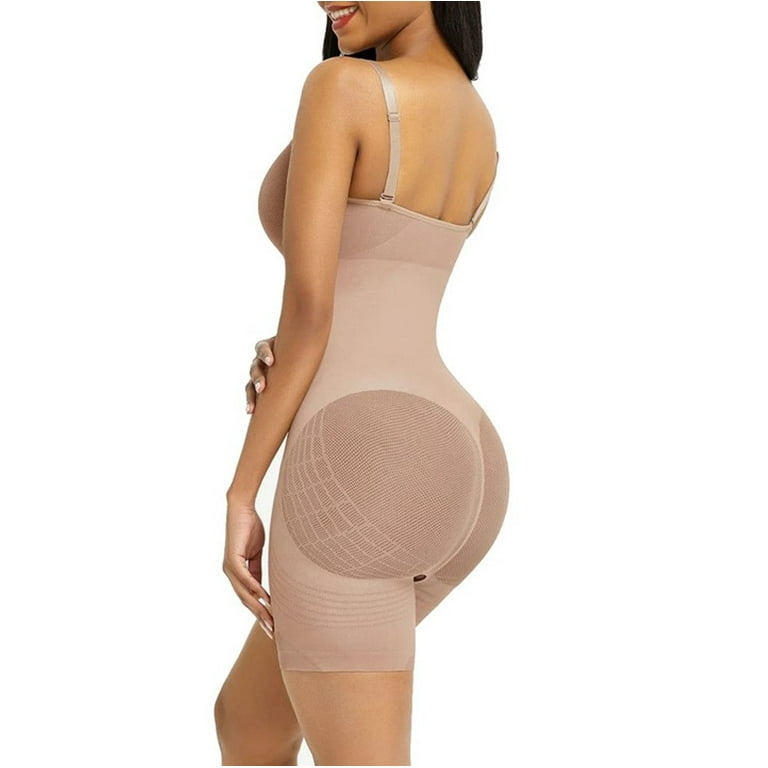 Women's Open Gusset Seamless Bodysuit Superfit Secret Slimming Shapewear  Sculpting Body Shaper Nude M/L 