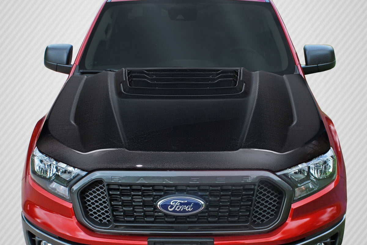 Ford Ranger Raptor Hood 2019-2023 Ford Ranger Carbon Creations Raptor Look Hood - 1 Piece ...