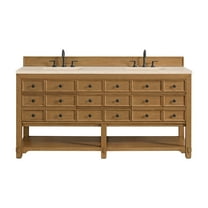James Martin Vanities 505-V72-3Emr Malibu 72" Free Standing Double Basin Vanity Set -