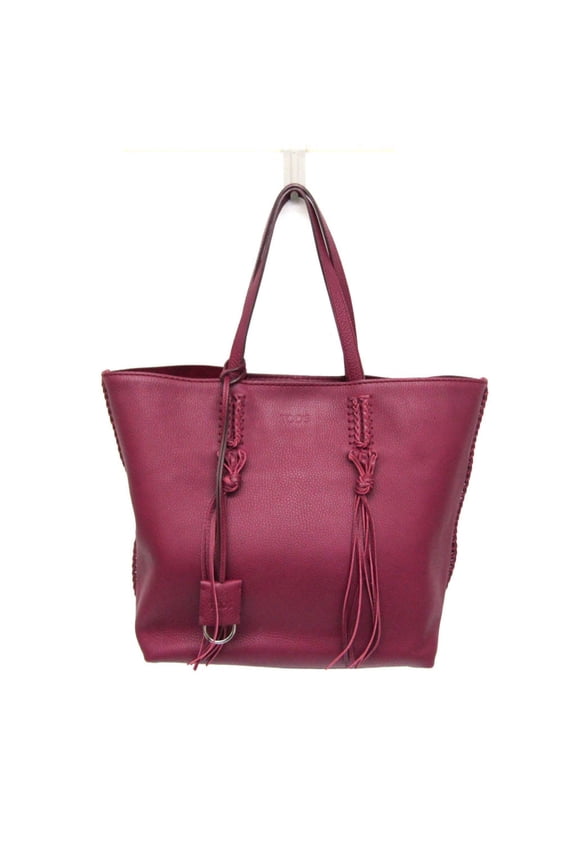 Pre-Owned Tod's Women's Leather Tote Bag Purple (Good)