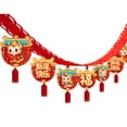 thumbnail image 5 of GUOOL Chinese Dragon Year New Year Felt Garland 9.8ft with 12 Pendant Tassel Reusable Ceiling Room Decoration for Bedroom Versatile, 5 of 9