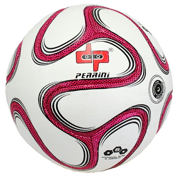 Perrini Official Size 5 Soccer Football Pink