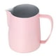 thumbnail image 1 of Jarra para espumar leche, acero inoxidable 304, para café con leche espesa, 600 ml, color rosa, 1 of 14
