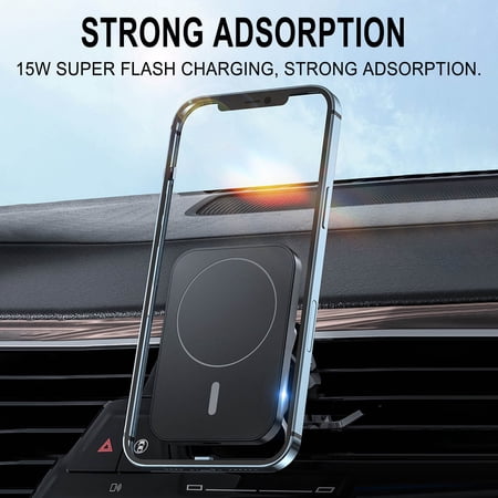 Electronics Accessories Car Magnetic Wireless Charger 15W Charger Magnetic Car Wireless Charger