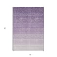 thumbnail image 3 of 3' X 5' Purple And Lavender Ombre Washable Indoor Outdoor Area Rug, 3 of 5