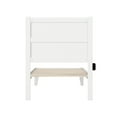 thumbnail image 4 of AFI NoHo Twin XL Solid Wood Platform Bed in White, 4 of 6