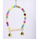 thumbnail image 4 of Bird Cage Hanging Bell Toy Hammock Swing for Parakeets, Cockatiels, Macaws, Parrots, 4 of 5
