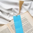thumbnail image 6 of Kdxio Sky Blue Glitter Print Metal Tassel Bookmarks,Perfect Gift for Art Lovers and Bookworms Metal Bookmarks for Women, 6 of 8