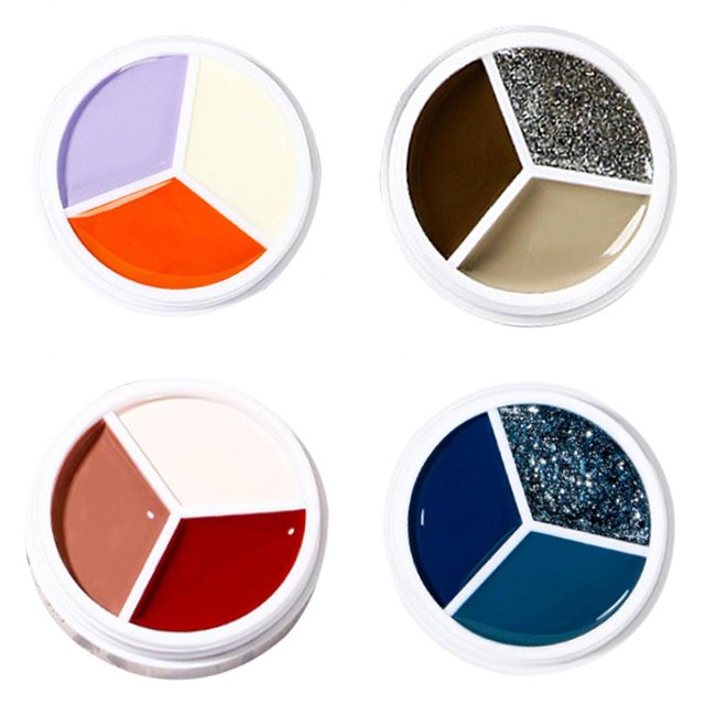 4x 3 De Uñas Pegamento Gel Crema Popular Suave Para Manicura Salón shamjiam Pegamento para esmalte de uñas