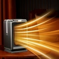 thumbnail image 1 of 1pc,1000W Portable Electric Heaters For Indoor Use, 90° Oscillation, 8H Timer, Quiet, 1 of 4