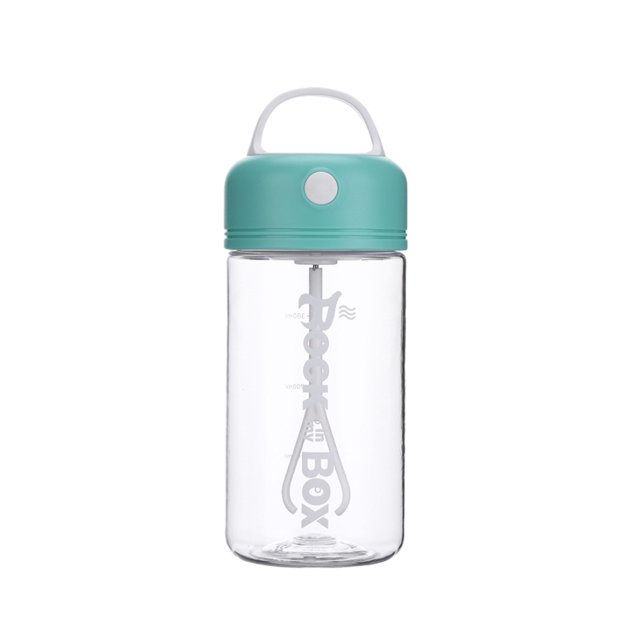 braveheart Shake Bottle 380ML 3W Mixing Coffee Stirring Cup Plastic Shaker Battery Operated Button Control Plastic Sport Drink Mixer Green