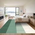 thumbnail image 3 of ODIKA 2'x3' Machine Washable Non-Slip Area Rug, Modern Green High Traffic Rug, Green, 1050144, 3 of 7