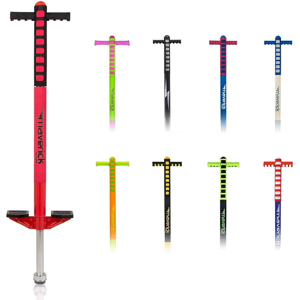 Flybar Foam Maverick Pogo Stick for Kids Age 5 & Up, 40 to 80 Lbs, Toy