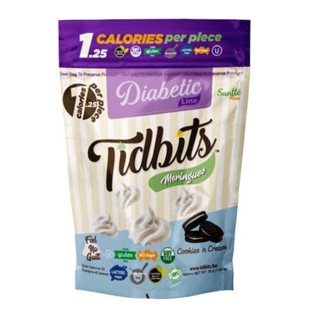 COOKIES 'N CREAM DIABETIC MERINGUES, COOKIES 'N CREAM