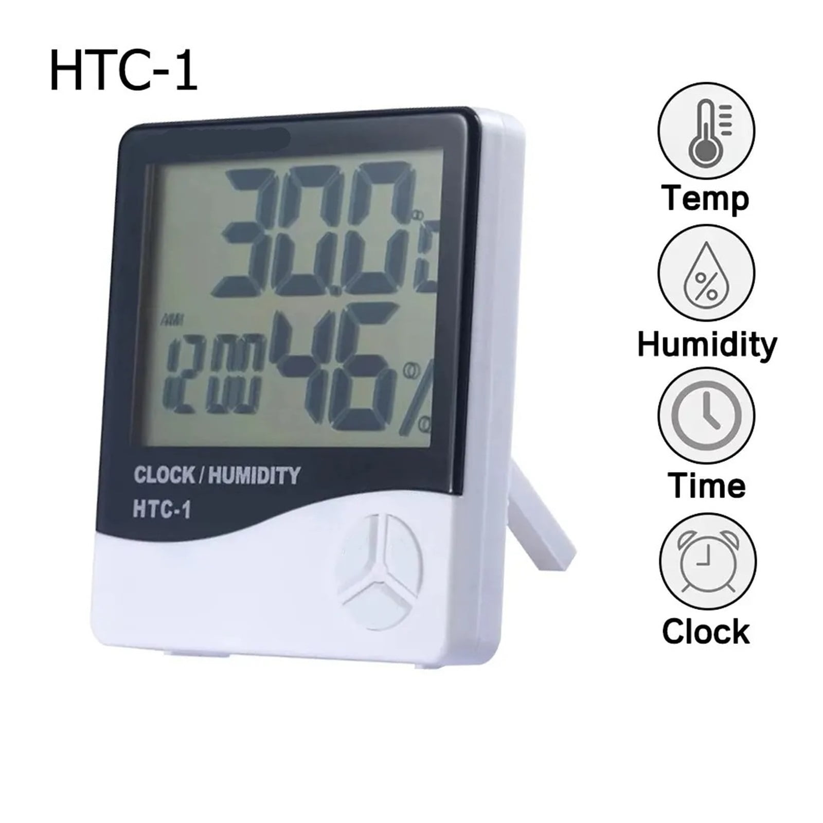 LCD Electronic Digital Temperature Humidity Meter,Home Thermometer,Hygrometer,Indoor Outdoor ,Simple Operation