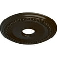 thumbnail image 3 of Ekena Millwork 18 5/8"OD 4"ID x 1 1/8"P Classic Ceiling Medallion (Fits Canopies up to 12 3/4"), Hand-Painted Bronze, 3 of 7