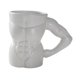 thumbnail image 3 of Taza de cerámica Taza de café 300 ml Taza de té Taza de desayuno Taza de café Decorativa con Blanco, 3 of 9