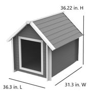 New Age Pet ECOFLEX Bunk Style Dog House for Large Dogs Weather Resistant, Non Toxic
