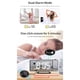 thumbnail image 5 of despertador electronico Proyección Vibrante Reloj despertador LED Espejo Reloj digital con 2 juegos de despertador Función Snooze Bed Shaker Salida USB para personas que duermen mucho Abanopi despertador electronico, 5 of 7