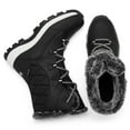 thumbnail image 4 of Snow Boots for Women Waterproof Outdoor Hiking Shoes Winter Warm Mid Calf Boots, 4 of 5