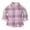 Pink, variant on Ltctricy Toddler Baby Button down Shirts Boys Girls Plaid Long Sleeve Collared Dress Shirts School Casual Blouses